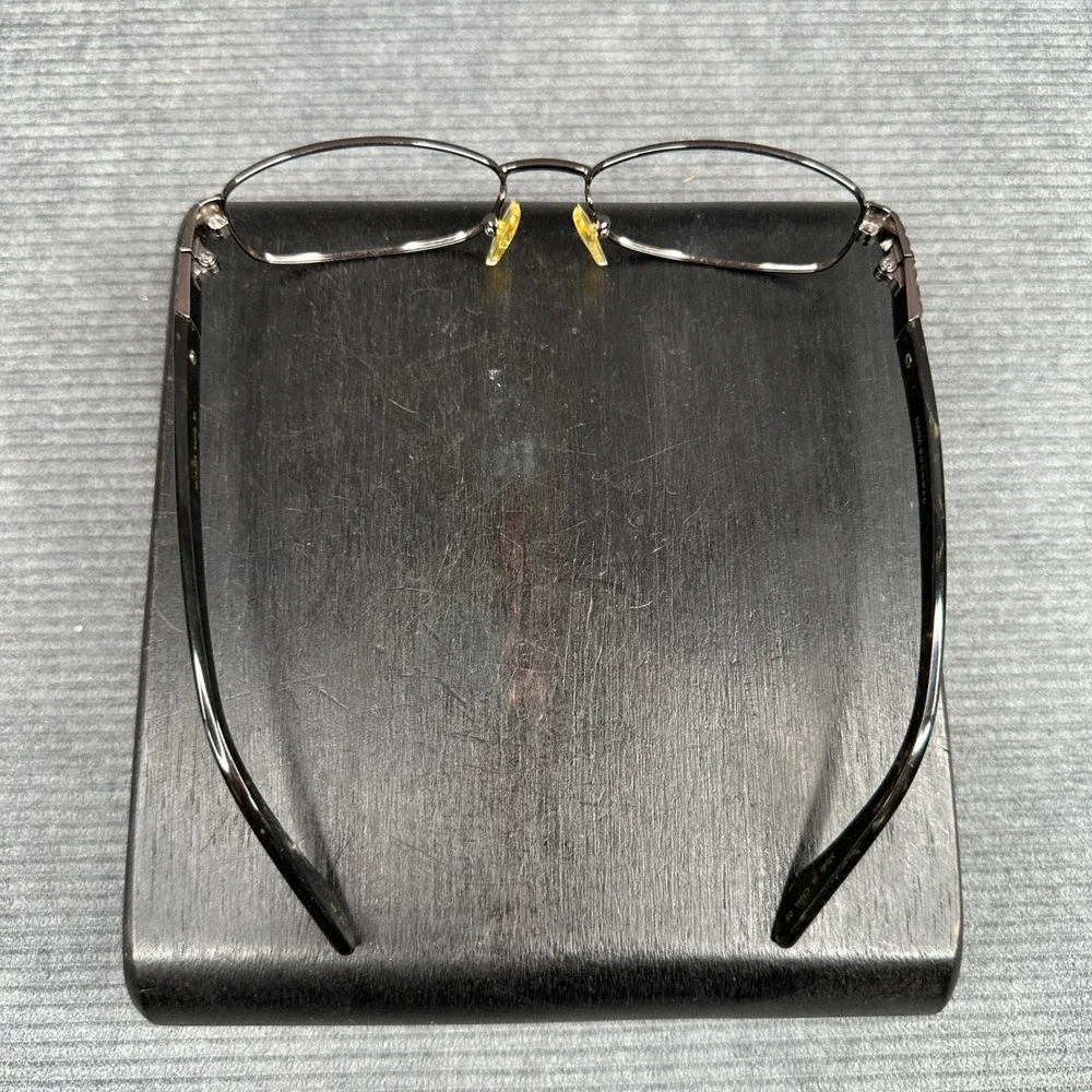 Dana Buchman Kassidy BK Oval Eyeglasses Frames Brown Marbled 50-16-128